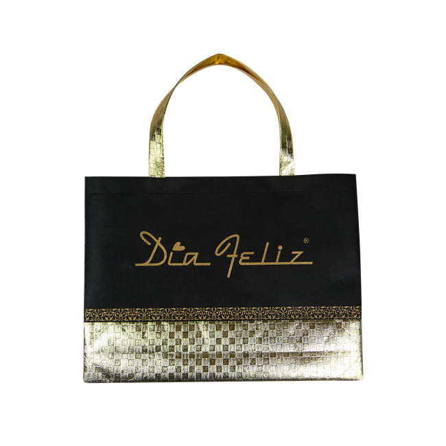 Gold Nonwoven Shopping Bag