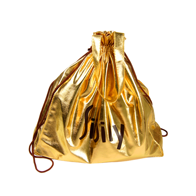 Gold Shopping Bag